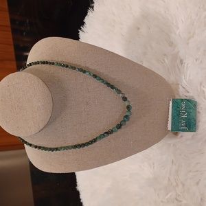 Jay King Emerald Bead Necklace NEW